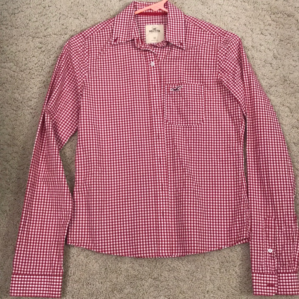 Hollister plaid shirt